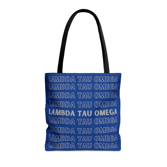 Lambda Tau Omega Royal Blue Tote Bag