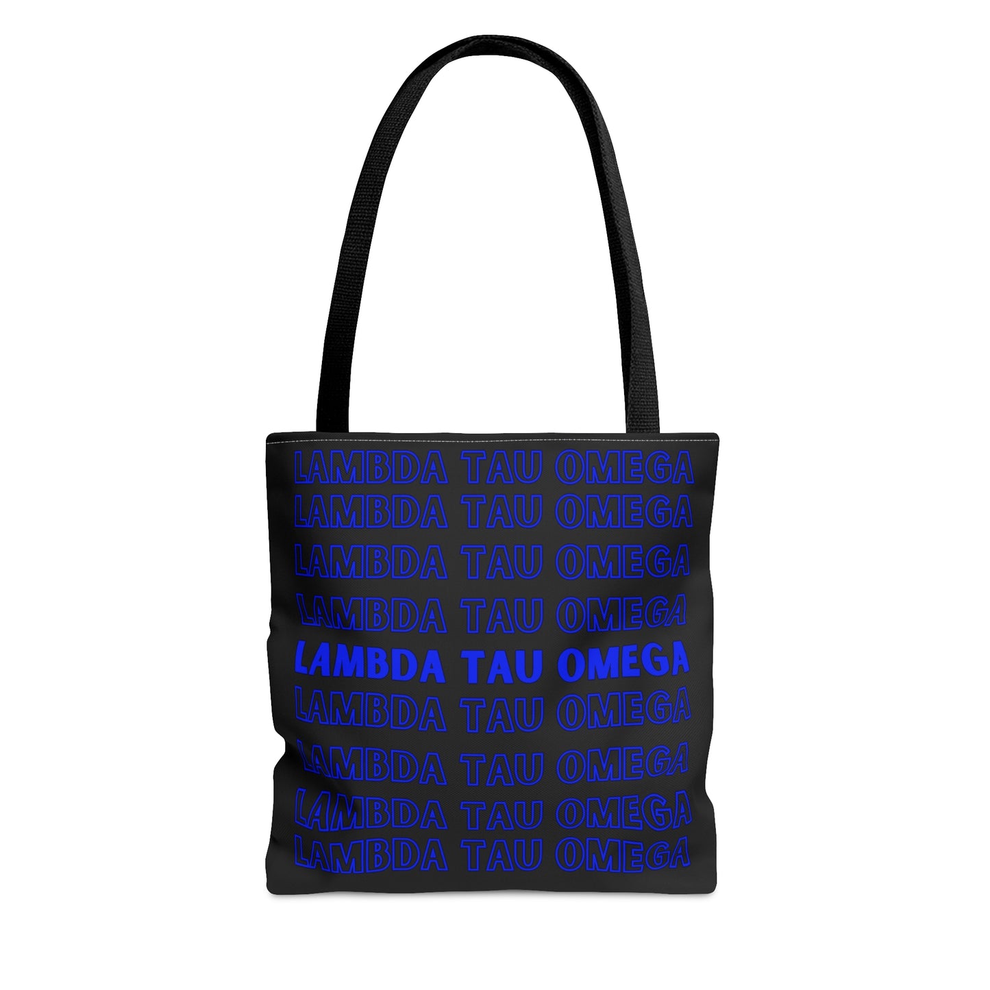 Lambda Tau Omega Royal/Black Tote Bag