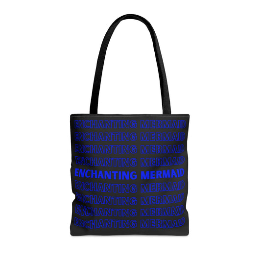 Enchanting Mermaid Classic Royal Black Tote Bag