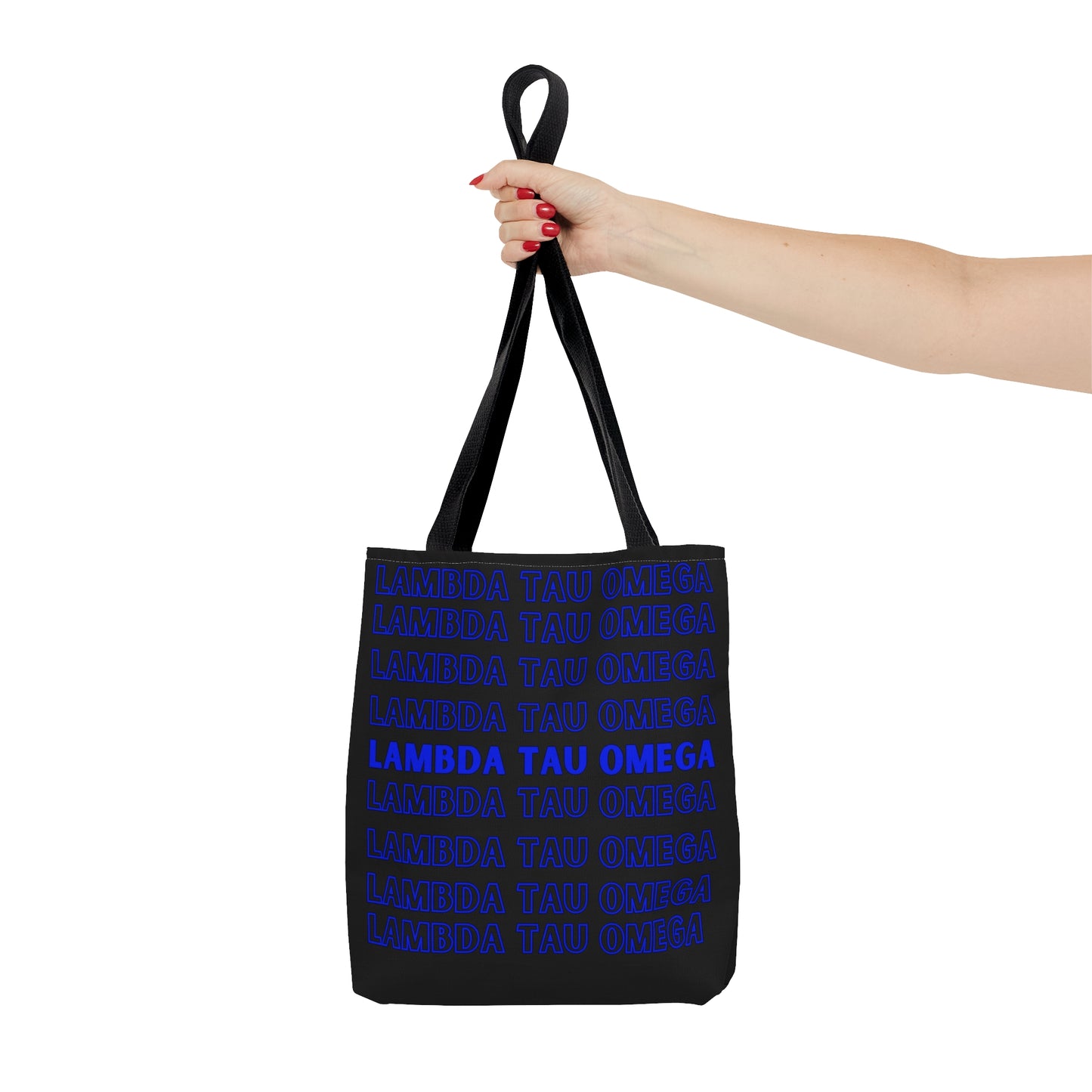 Lambda Tau Omega Royal/Black Tote Bag