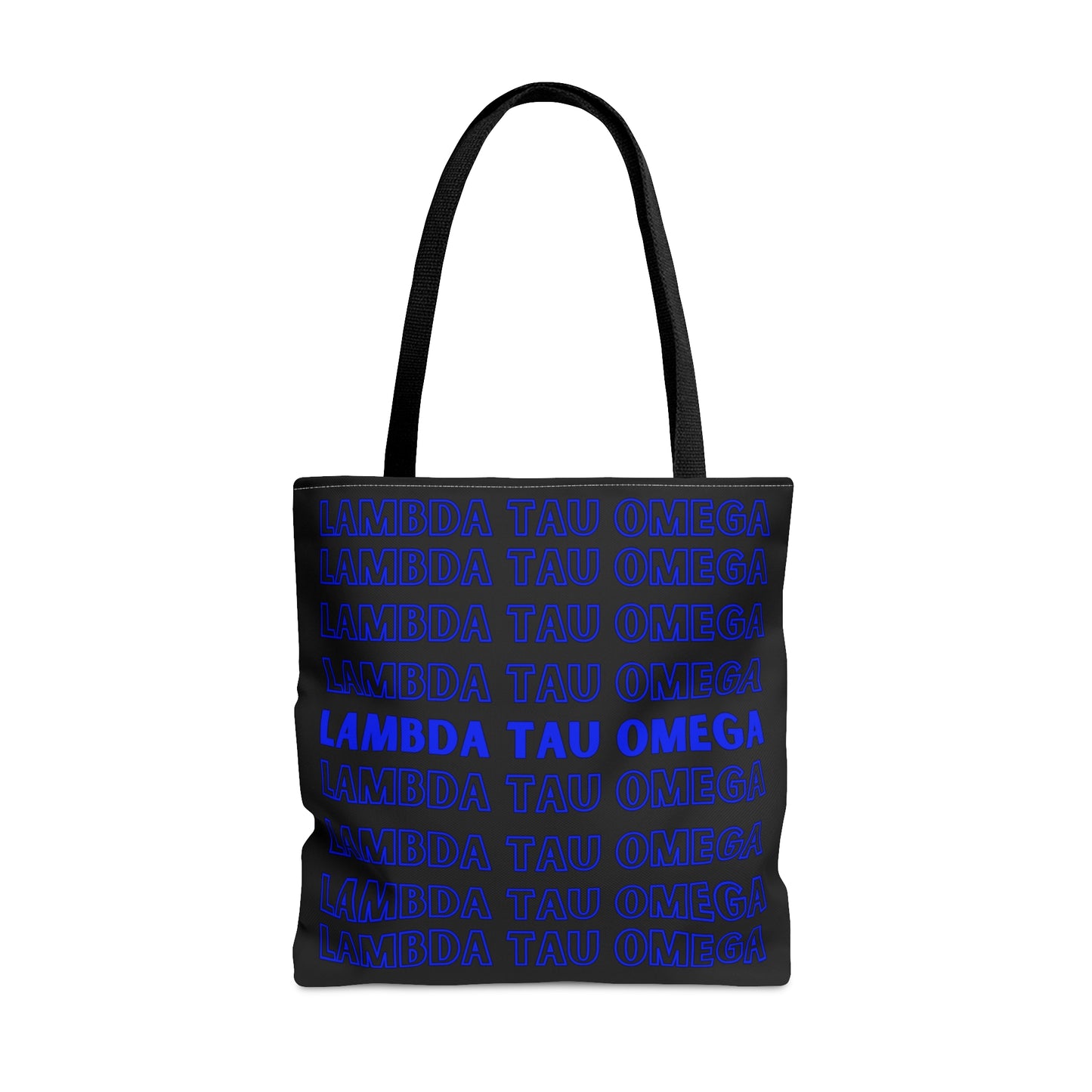Lambda Tau Omega Royal/Black Tote Bag