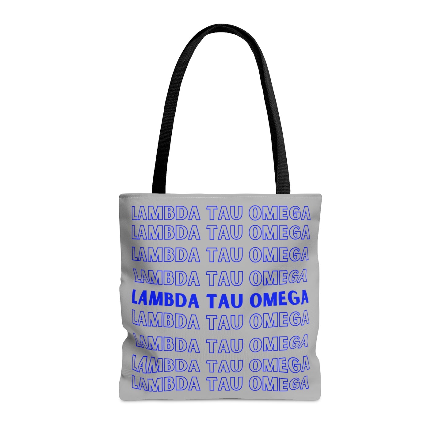 Lambda Tau Omega Light Grey Tote Bag
